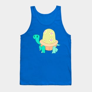 Cutesy Flower Turtle Tank Top